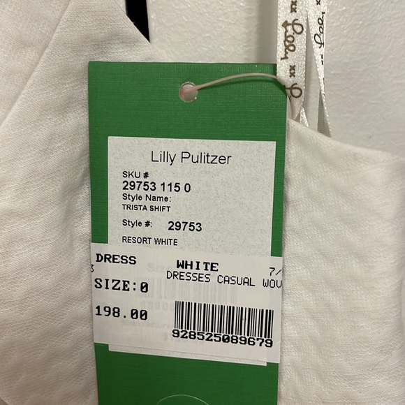 Lilly Pulitzer White Shift Dress NWT - Picture 5 of 6